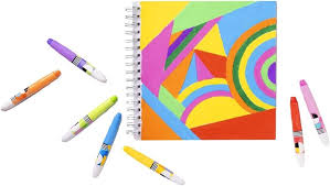 Snifty Geo sticks 12-Pack Vibrant Tempera Paint Sticks