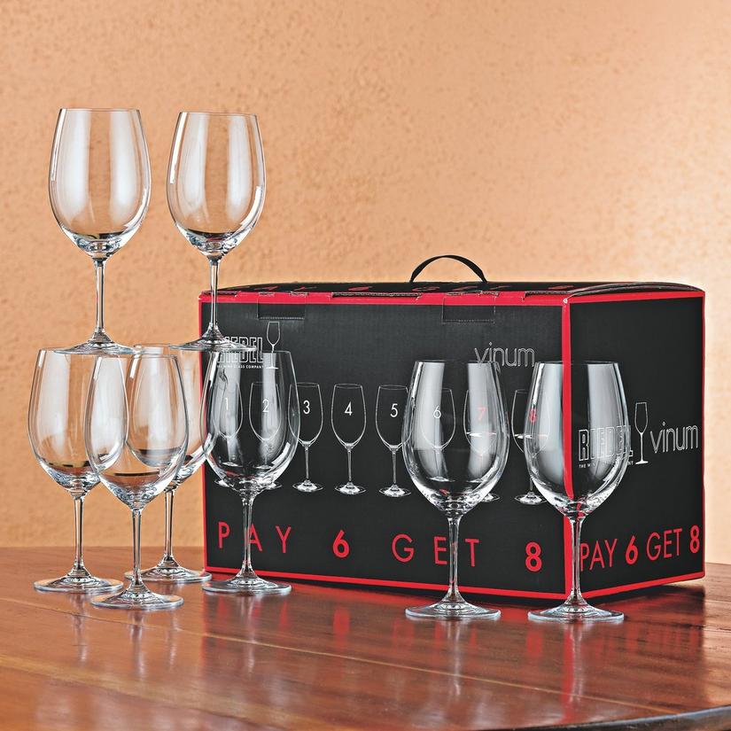 Reidel Vinum Cabernet Sauvignon - Buy 6 get 8