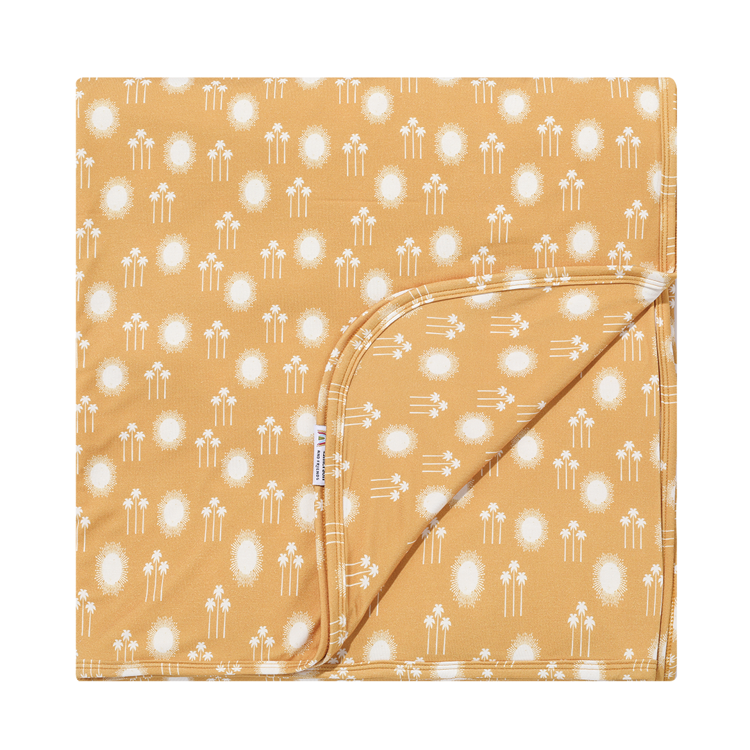 Sunny Days Bamboo Baby Blanket Baby Gift Swaddle Blanket