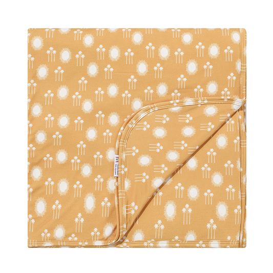 Sunny Days Bamboo Baby Blanket Baby Gift Swaddle Blanket
