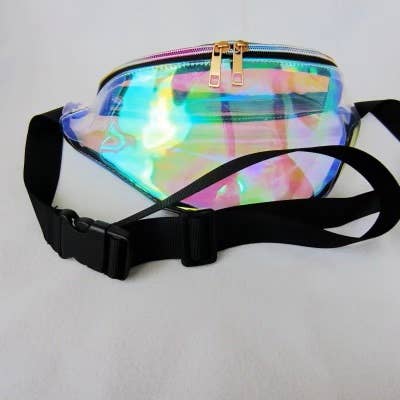 HOLOGRAPHIC SEE-THROUGH FANNY PACK