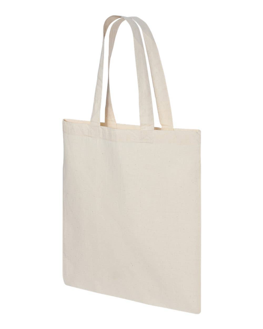 Q-Tees Economical Tote, Cotton Tote Bag - QTB