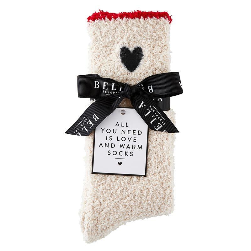 Bella Sleep+Spa- Blush Cozy Socks