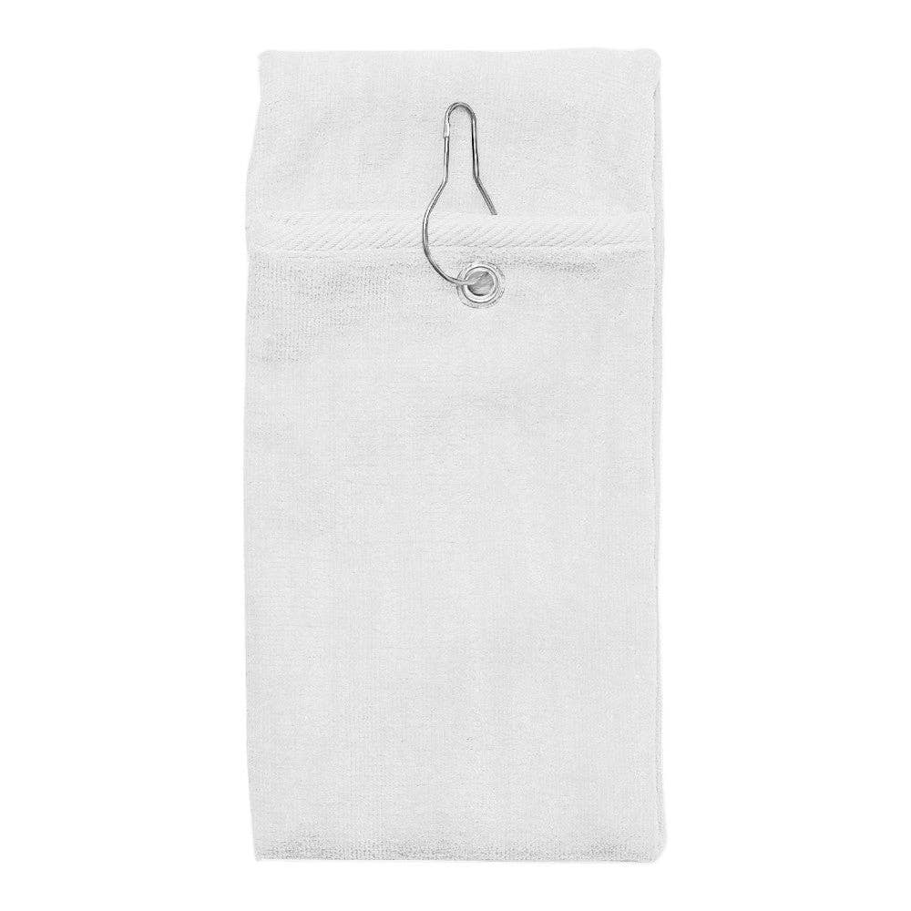 Cobra T-800G Tri-Fold Towel with Antique Brass Grommet & Hook